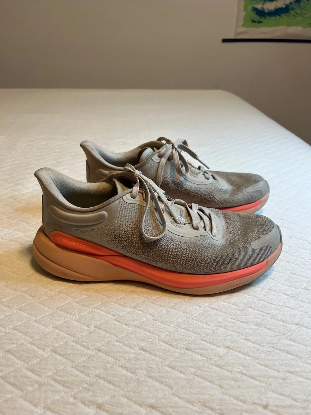 Lululemon Chargefeel Workout Low 2, light grey/coral pink, W8